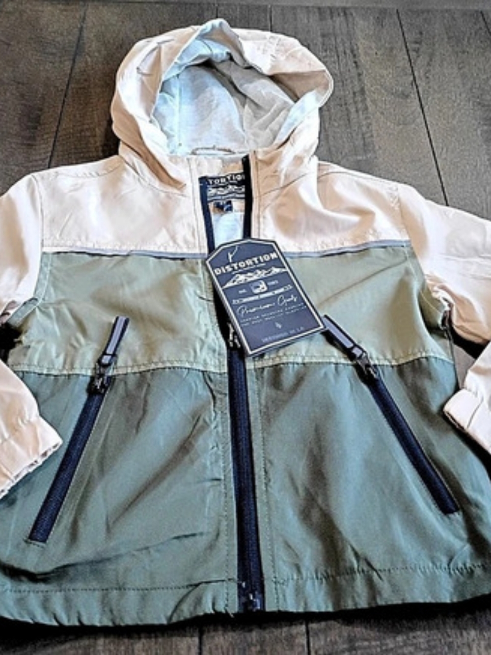 Distortion Boys 2T Colorblock Hooded Jacket